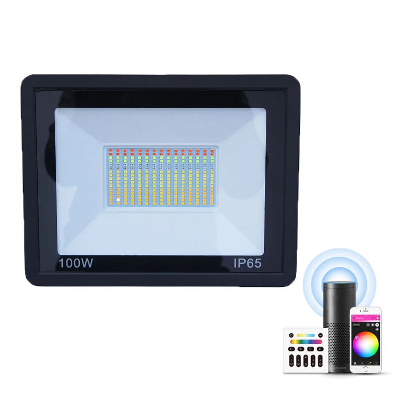 Tuya Wi-Fi Bluetooth RGB + W C напольный светильник смарт-прямое подключение удаленного
