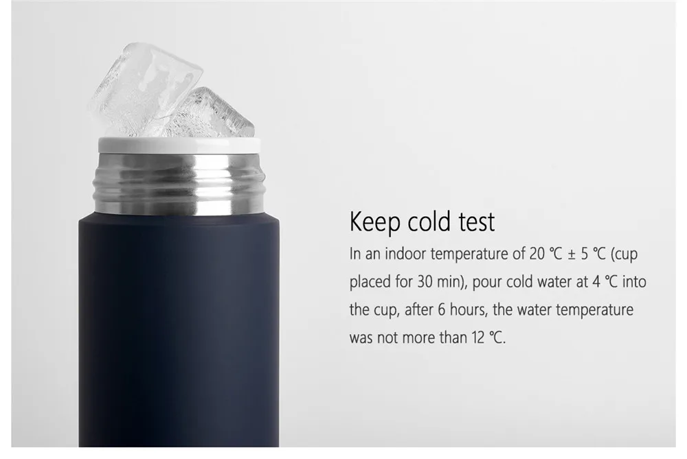 Xiaomi Mijia Мини-термос 350 10 мл, вакуумная упаковка 304 нержавеющая сталь 6h держать горячей и бутылка холодной воды 190 г портативная дорожная кружка