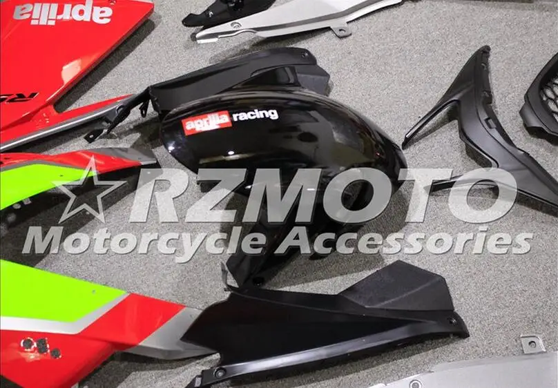 Полный мотоцикл полный комплект обтекателей подходит для Aprilia RSV4 1000 2010 2011 2012 2013 впрыска ABS Пластик красный