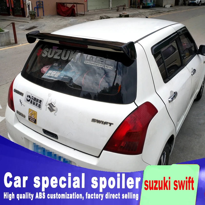 Высококачественный спойлер из АБС пластика для suzuki swift style больших спойлеров с