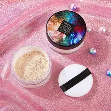 15 г Макияж фиксирующая пудра длительное водонепроницаемое управление маслом даже цвет кожи рассыпчатая пудра для лица