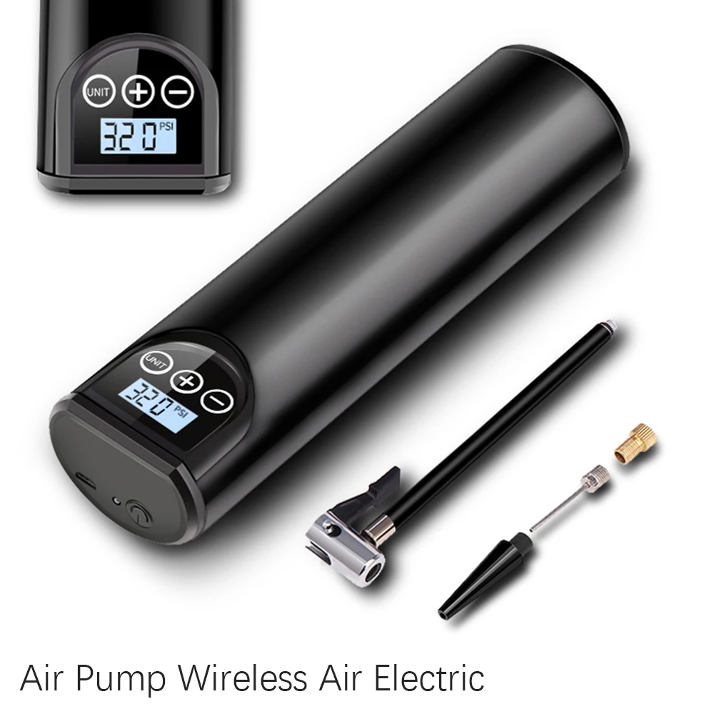 

Electric Car Air Pump 12V 150PSI Rechargeable Tire Inflator Wireless Compressor Digital Tyre Pump for Car Bicycle Tires Balls