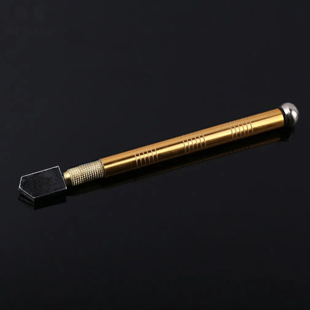 Профессиональная металлическая ручка из стального стекла со стразами самосмазывающая подача масла заостренный стеклянный резак для