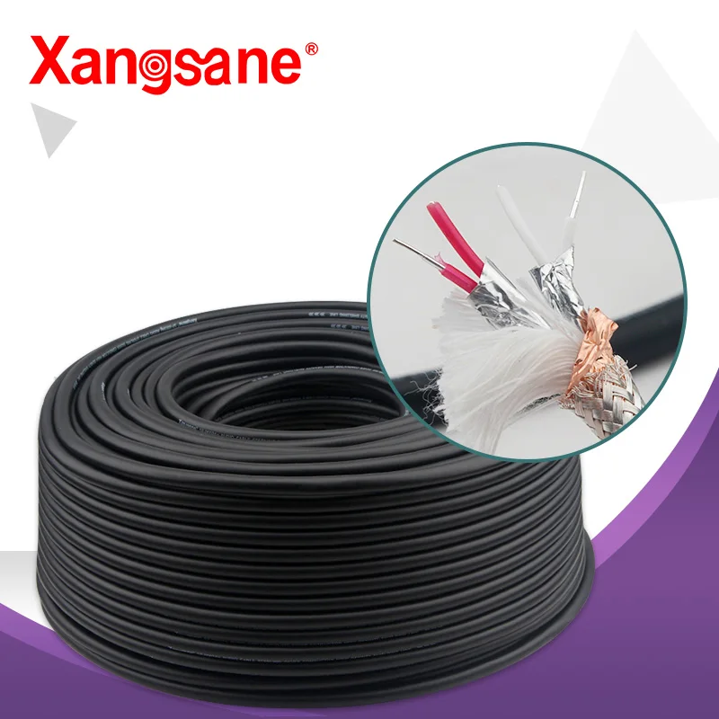 Xangsane-cabo de Sinal de Áudio Prata Pure Xlr Balance Line Machine Line Hifi Four-core 6n Único Cristal Sp-9003ai - Image 2