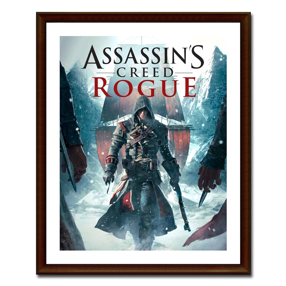 DIY 5D алмазная вышивка One Assasin's Creed Heroes фото крестиком инкрустация ремесла