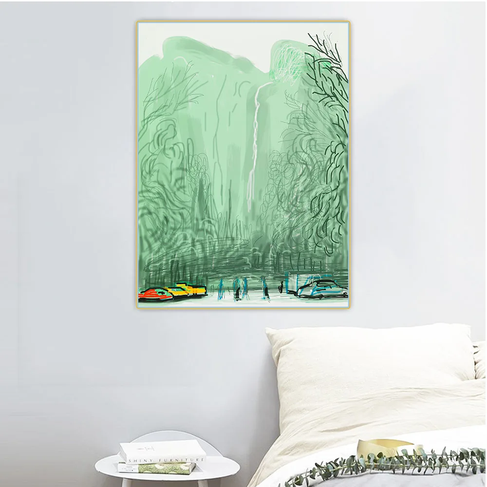 Citon David Hockney 》 Yosemite National Park. Без названия картина маслом на холсте художественная