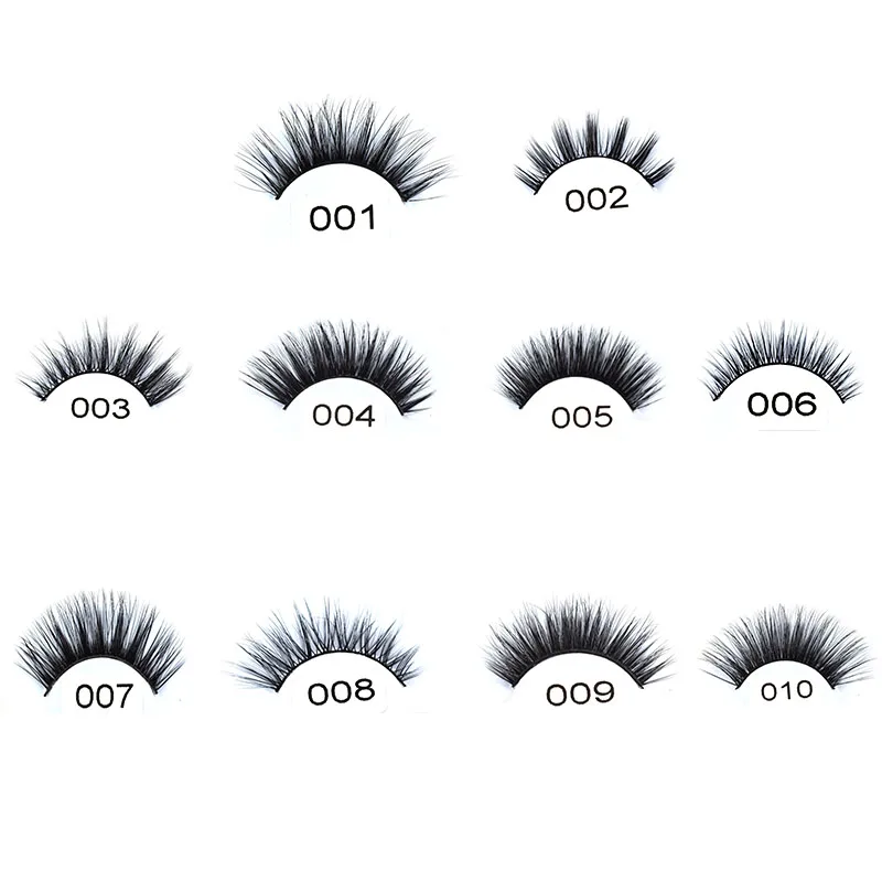 

20/30/50/100 Pairs 3D Mink Natural False Eyelashes Handmade Makeup Eye Lashes Mink Soft False Fluffy Wispy Long Thick Lashes