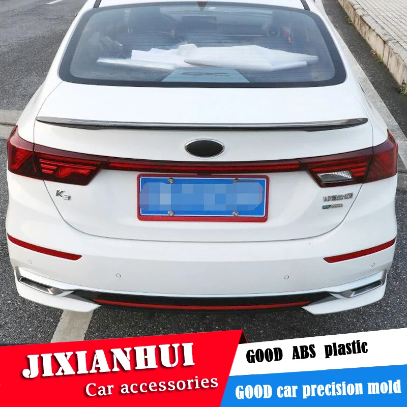 For Kia Forte Spoiler 2019 2020 K3 Forte Spoiler TF ABS plastic Material Car Rear Wing Color