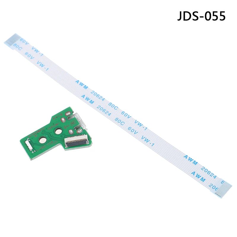 E 1 шт. зарядка через usb Порты и разъёмы гнездо платы для 12Pin JDS 011 030 040 055 14Pin 001 разъем для PS4 контроллер - Цвет: E