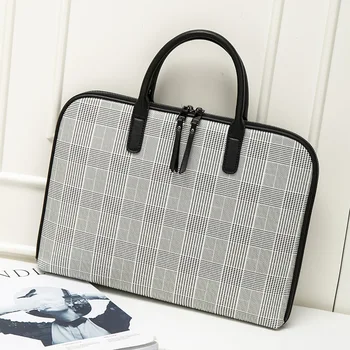 

Women Business Briefcase Laptop Bag Document Case Fashion Attache Messenger Bag Tote 14 inch computer Shoulder Bag Female