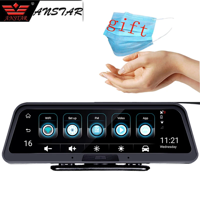 Автомобильный видеорегистратор ANSTAR 4G Android Wi Fi GPS ADAS 1080P|Видеорегистраторы| |