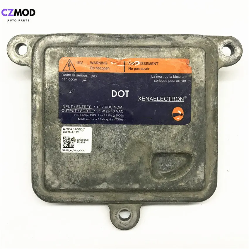 

CZMOD Original 25XT6-A 12V D8S Xenon Headlight HID Lamp Ballast control unit A70525700DG 25XT6-A(used)
