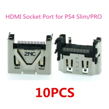 

10PCS NEW Original For Sony PlayStation PS4 Pro Display HDMI Socket Jack Connector For PS4 Slim Console HDMI Port Replacement