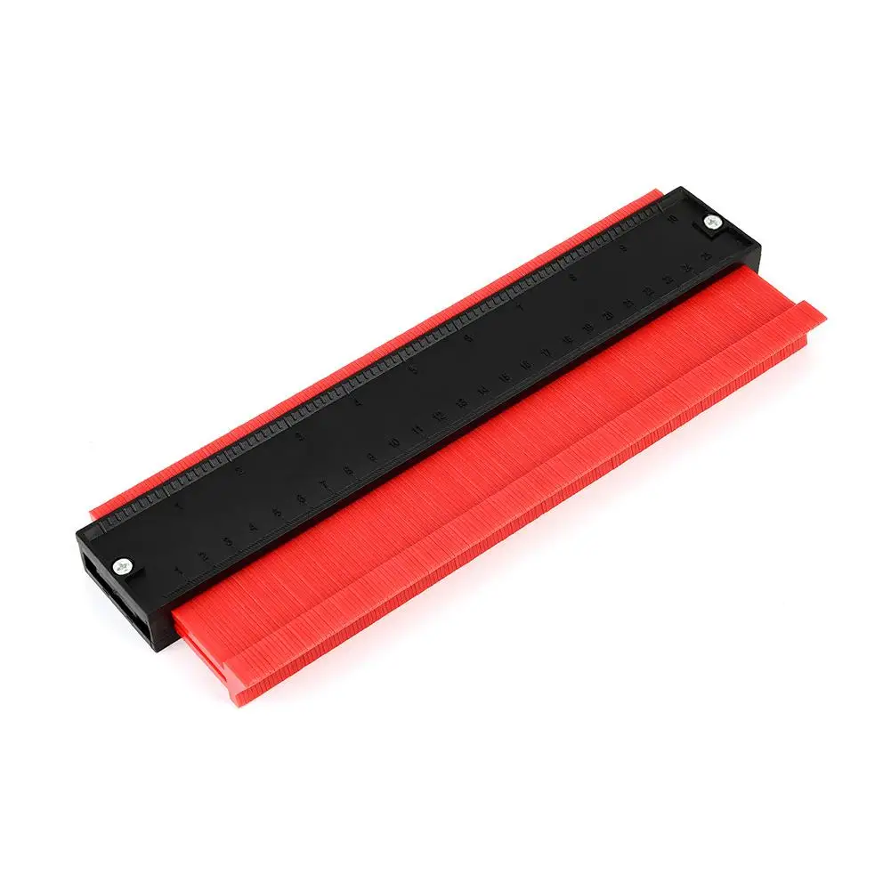 Multi-functio Contour Profile Gauge Tiling Laminate Tiles Edge Shaping Wood Measure Ruler Contour Gauge Duplicator 5/6/10 Inch