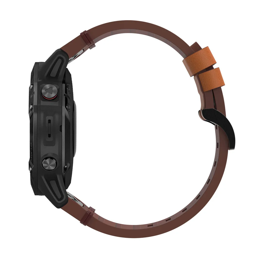 Ouhaobin 22 мм ремешок для часов Garmin Fenix 6 Часы Кожаный Браслет замена Смарт часы ремешок