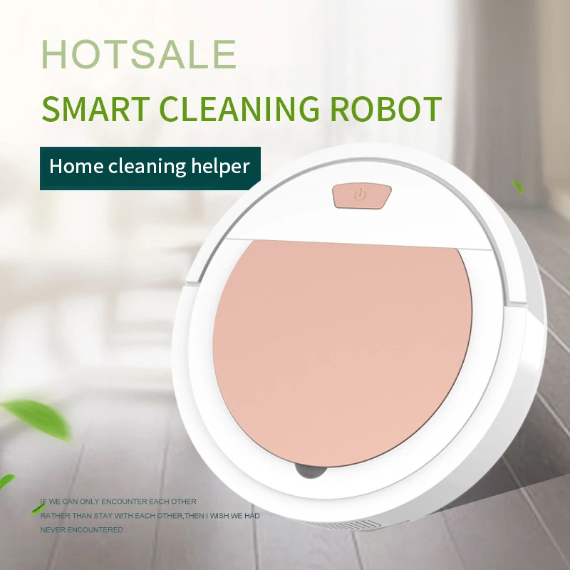 Online Arrastra y suelta 3 en 1 Hogar Creativo Automático robot aspirador aspiradora robot Barriendo el piso Máquina de limpieza Robot de barrido aspiradora sin cable robot vacuum cleaner limpieza limpiacristales roborock