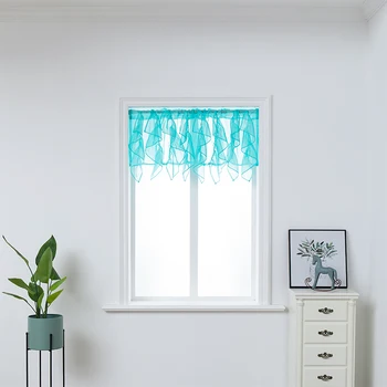 

Ins Popular Kitchen Curtain Vertical Lace Fishtail Valance Curtain Window Screening For Living Room Bedroom Tide Deco