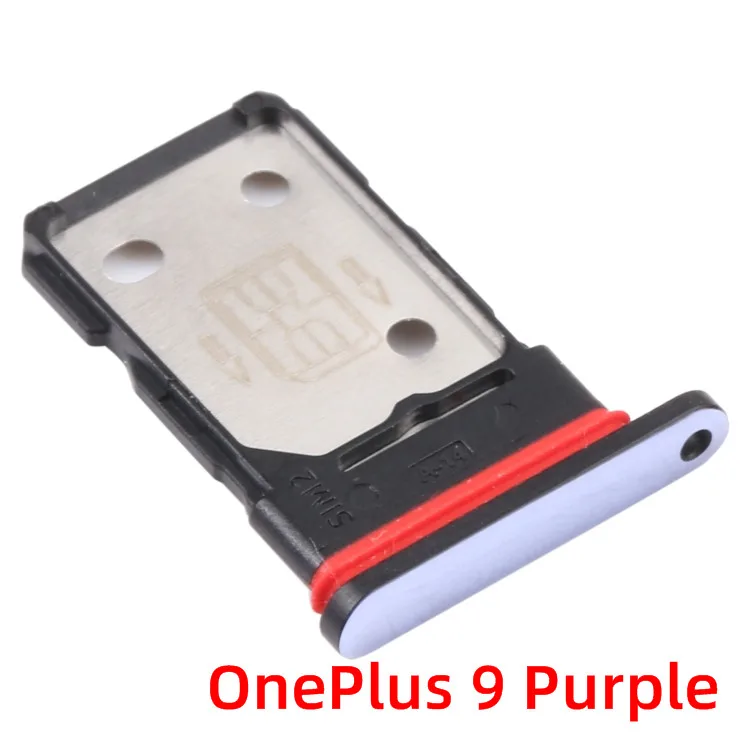 iphone mobile frame Sim Tray For Oneplus 9 Pro SIM Card Tray Replacement Parts SIM Card Slot Holder Oneplus 9, 9R Sim Card Slot aluminium frame phone Housings & Frames