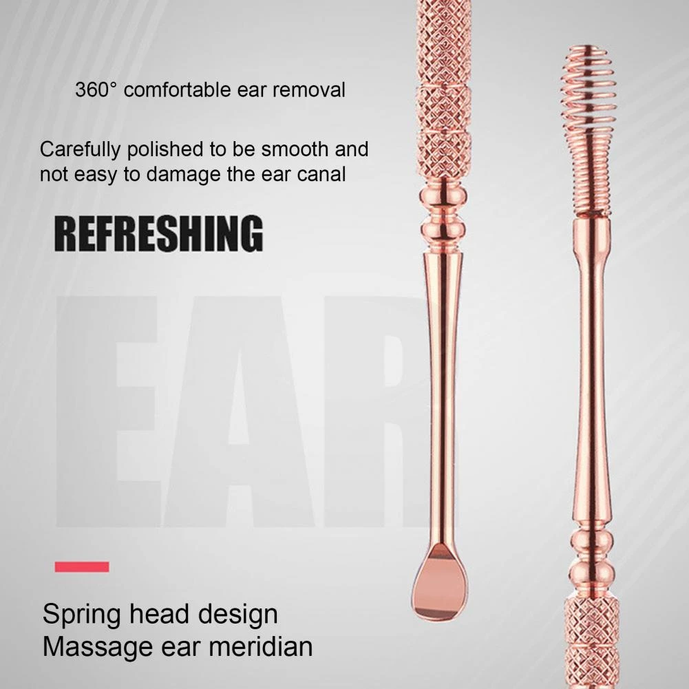 Spiral Massage Ear Pick 360° Spiral Ear Wax Remover Ear Canal Cleaner