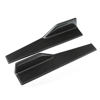 

2Pcs Universal Car Side Skirt Rocker Splitters Anti-Scratch Winglet 45cm Small Encircling for bmw e46 e90 ford mazda