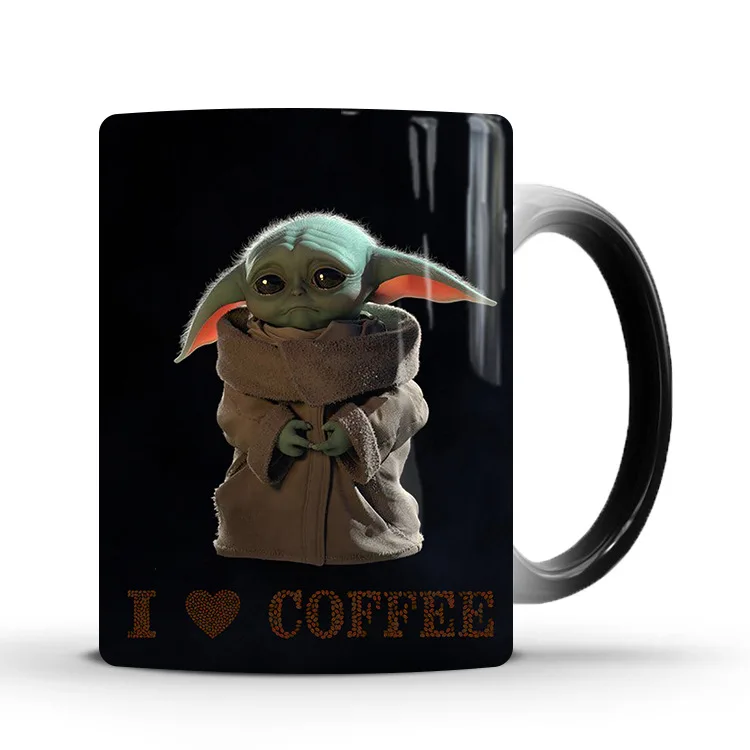 Star Wars Lightsaber Heat Reveal Mug color change coffee cup sensitive  morphing mugs Episode VII - AliExpress