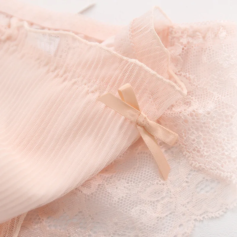 Roseheart женские модные зеленые розовые хлопковые кружевные сетчатые сексуальные трусики с низкой талией Нижнее белье Трусы 3 шт 3 цвета трусы