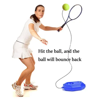 

Tennis Practice Self-study Rebound Ball with Trainer Baseboard Sparring Device Trainers Core Slid Fitness Gliding