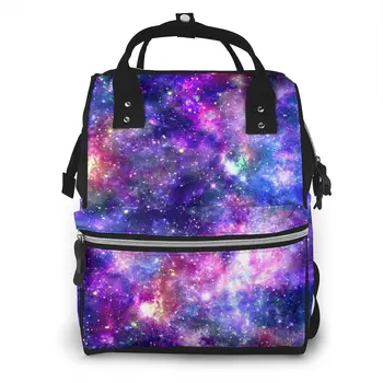 

Fashion Mummy Maternity Nappy Bag Galaxy Night Large Capacity Baby Bag Travel Backpack Nursing Bag for Baby Care