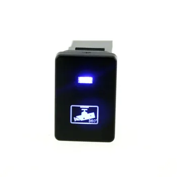 

12V Car Auto LED Video Camera Light Push On-Off Switch For Toyota Camry Prius