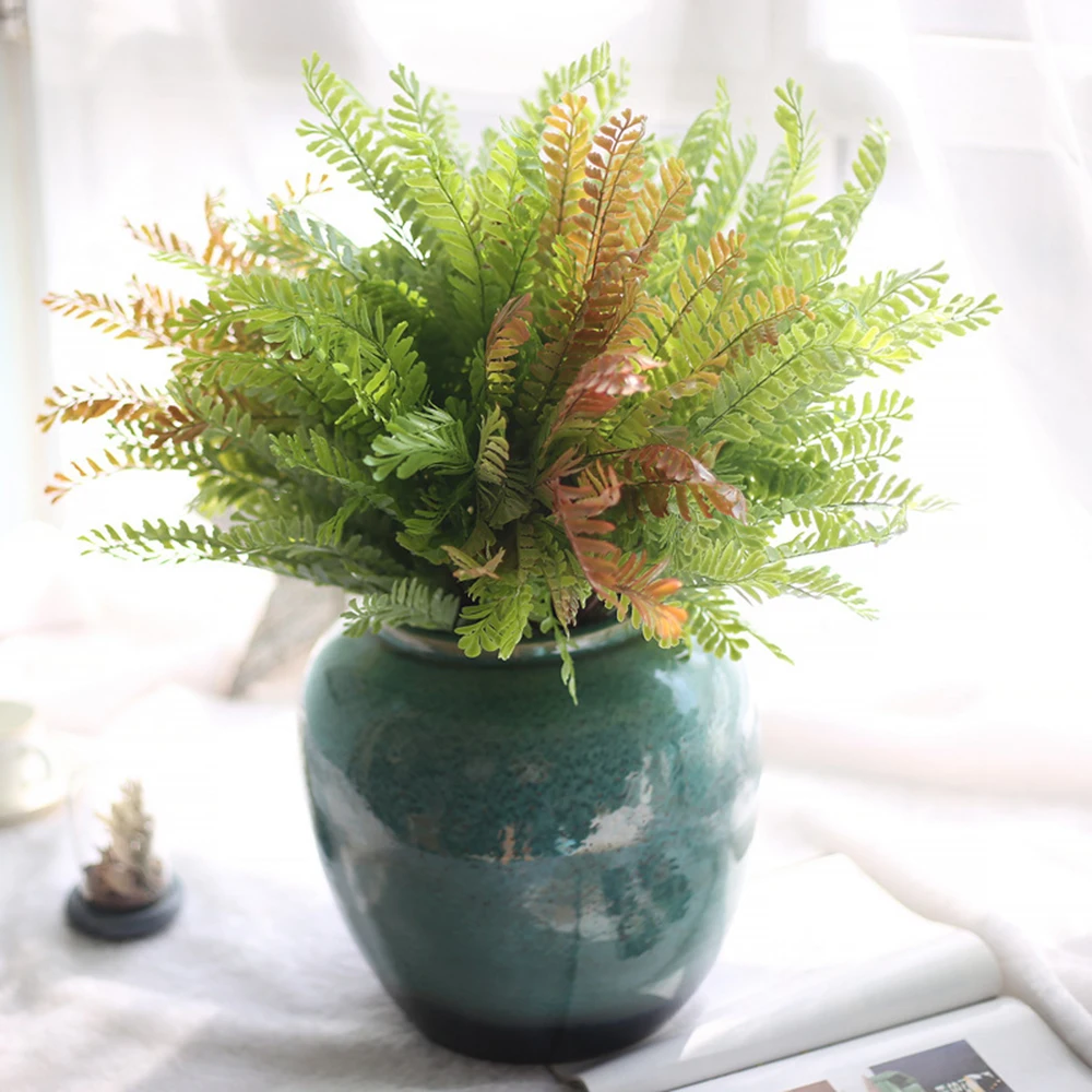 Artificial Green Plant Sage Simulates Leaf Wall Desk Fake Leaves Plant For Home Garden Decoration Simulation Fake Flower