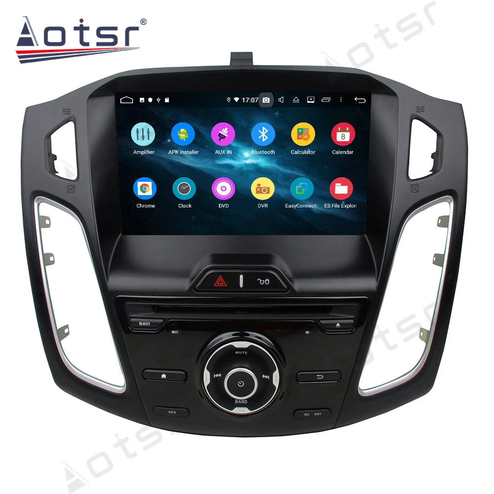 For Ford Focus 2012+ Android 10.0 4G+64GB Car Multimedia Player Radio GPS Navigation Car Stereo IPS Touch Screen DVD DSP Carplay