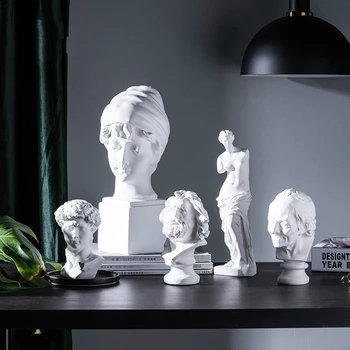 

Vintage Nordic sketch avatar Statue David classic decoration House Art Sculpture Bedroom living Room decoration