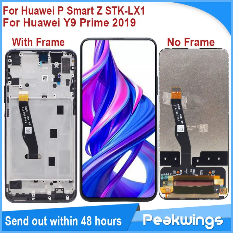 

6.59 inch For Huawei P Smart Z STK-LX1 LCD Display Touch Screen Digitizer Assembly parts For huawei Y9 Prime 2019 LCD