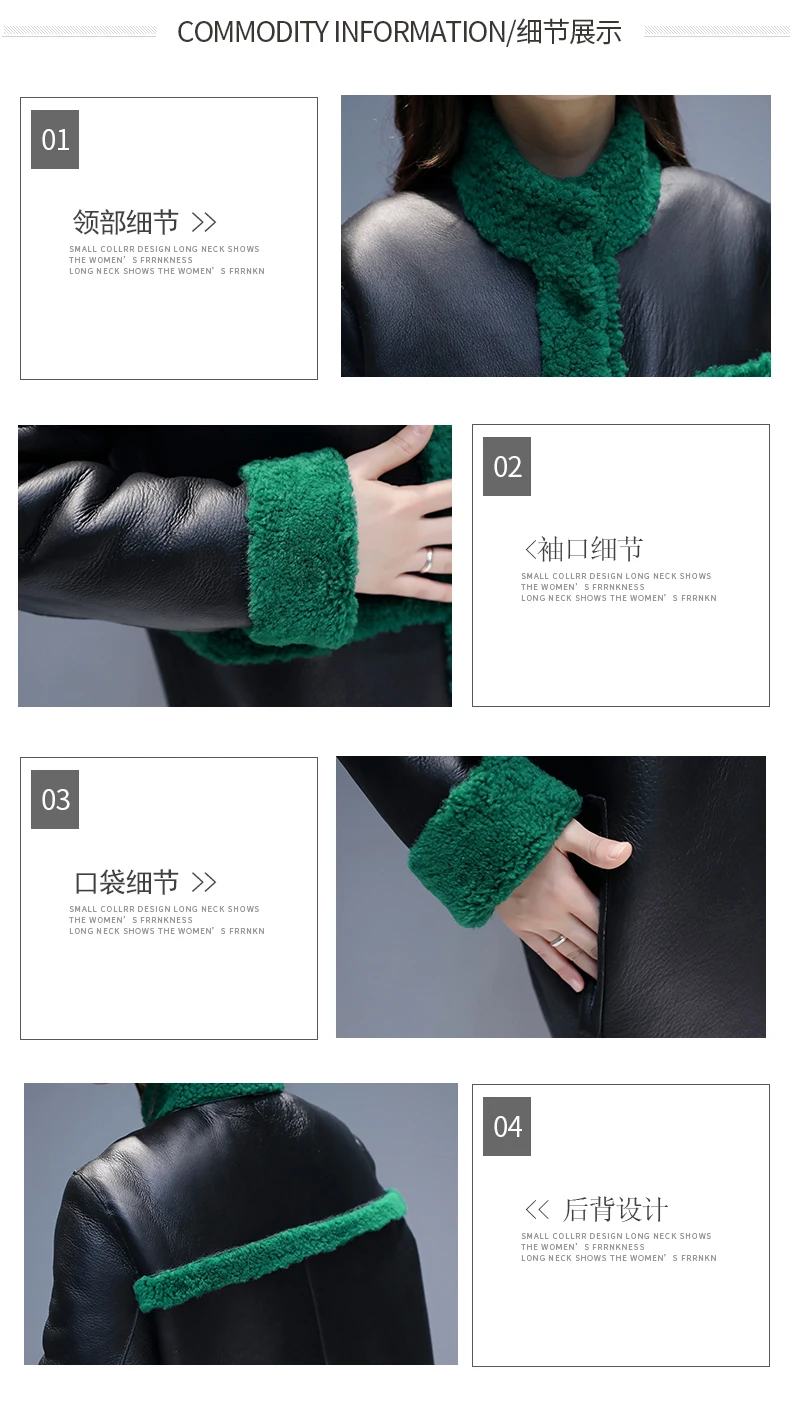 Женское длинное пальто из искусственного меха с двумя сторонами, коллекция года, модная новинка, утепленное пальто из овечьей шерсти, hh0036