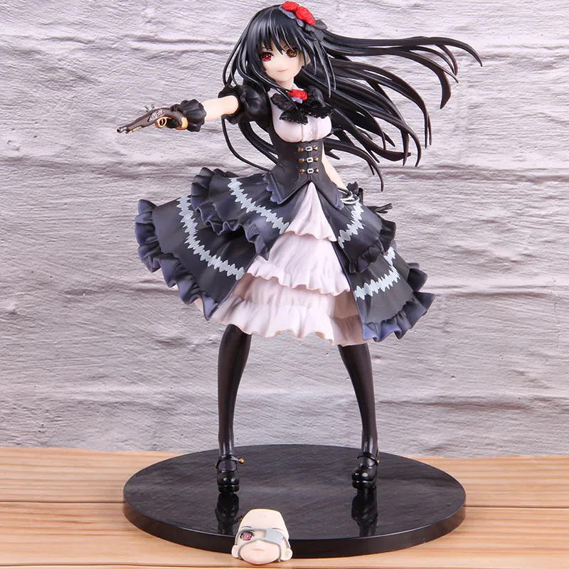 Date A Live Tokisaki Kurumi Fantasia 30th anniversation 1/7 Масштаб ПВХ Kurumi Tokisaki фигурка Коллекционная модель игрушки подарок - Цвет: no colorful box