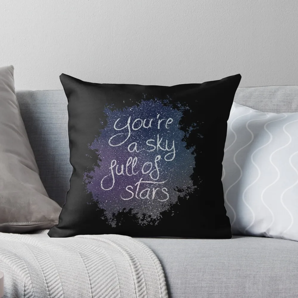 

A sky full of stars Throw Pillow Cushion Cover Polyester throw pillows case on sofa home living room car seat decor 45x45cm