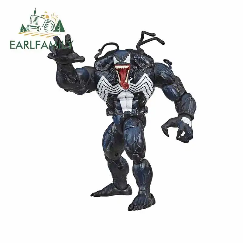 

EARLFAMILY 13cm x 10.8cm for Marvel Legends Series Venom Funny JDM Acr Stickers DIY Anime Bumper Decoration Fashion VAN Decal
