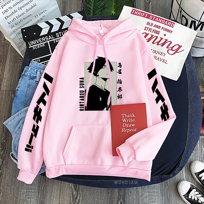 Hoodie de Haikyuu anime feminino, moletom unissex, manga Kuroken, beijo na  testa, roupas grandes, estilo coreano, inverno, venda quente - AliExpress