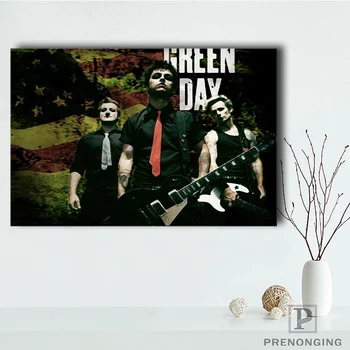 

Custom Green Day Poster Art Home Decor Canvas Printing Silk Fabric Print Wall Poster No Frame #181205-267