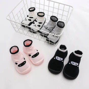 

Toddler Newborn Baby Shoes Cotton Cartoon Newborn Baby Girl Boy Shoes Anti-Slip Socks Slipper