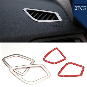 

2pcs Matt Car Dashboard decoration Air Vent Outlet Frame Trim For bmw 3 Series 320li/328i/316/335 Car interior accessories decal