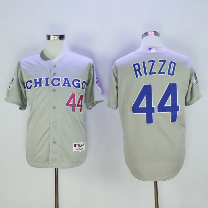 Мужская майка Chicago Javier Baez Anthony Rizzo Kris Bryant Ryne Sandberg FLEX& Cool Base - Цвет: Коричневый