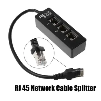 

LAN Ethernet Network RJ45 1 To 3 Connector Splitter Adapter Cable 3 x RJ45 Female Connector 1 x RJ45 Male Plug RJ45 1 Male To 3