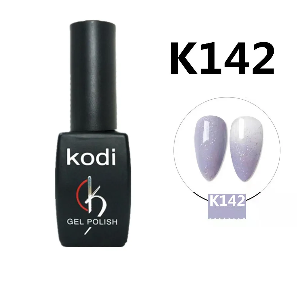KODI гель для ногтей 8 мл Блестящий блестящий порошок УФ-Гель-лак Гибридный полуперманентный впитывающий светодиодный Гель-лак для ногтей - Цвет: K142