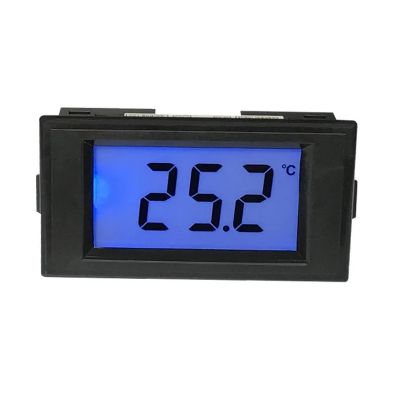 

Blue Color LCD Display Temperature Meter Panel with Temperature Sensor -50-150 Celsius Digital Thermometer