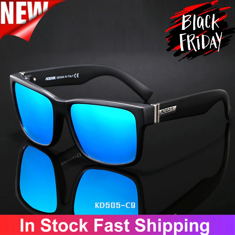 DUBERY Mens Sport Polarized Sunglasses Outdoor Driving Riding Eyewear With Box 
