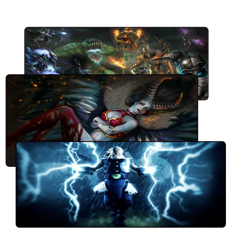  Large Locking Edge Natural Rubber Optional Mouse Pad for Desk Grande Gaming Mousepad Mat for LOL CS