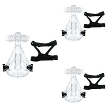 Masque Nasal CPAP, masque de sommeil avec couvre chef pour Machine CPAP, tuyau de connexion et masque d'oreiller Nasal