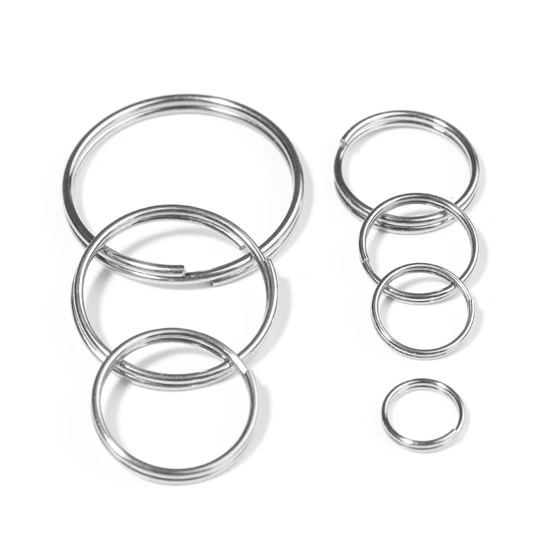 Stainless Steel Open Jump Rings Round Split Ring