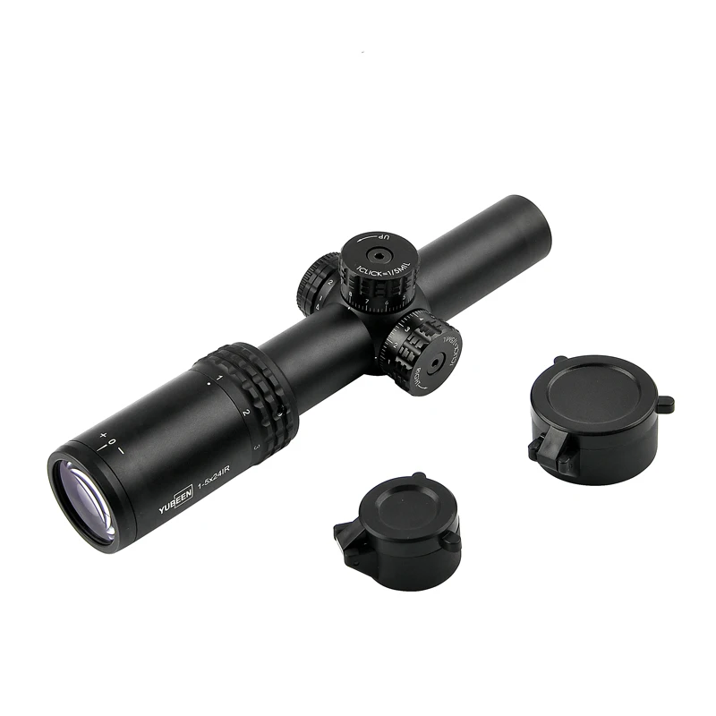 New 1-5x24 Hunting Riflescope With Red And Green Illuminated reticle sight optics scope For Hunting Scope